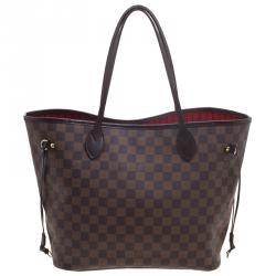 Louis Vuitton Damier Ebene Canvas Neverfull MM Bag