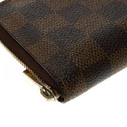 Pre Owned محفظة عملات معدنية لوي فيتون سيبي كانفاس دامييه أيبين