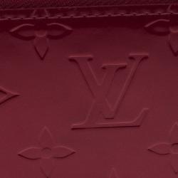 Louis Vuitton Red Monogram Vernis Zippy Wallet