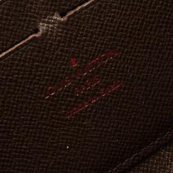 Louis Vuitton Damier Ebene Canvas Zippy Wallet