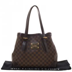 Pre Owned حقيبة لوي فيتون هامبستيد كانفاس دامييه أيبين MM