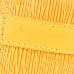 مملوكة مسبقًا حقيبة لوي فيتون نوي صغيرة جلد أيبي صفراء تاسيل