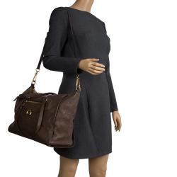 Pre Owned Louis Vuitton Ombre Monogram Empreinte Leather Lumineuse PM Bag