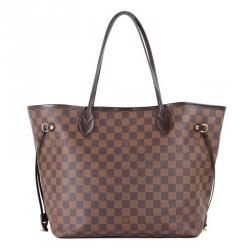 Louis Vuitton Damier Ebene Canvas Neverfull MM Bag