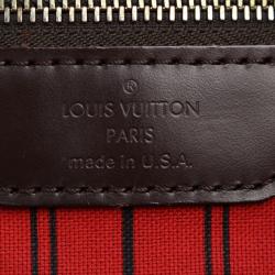 Louis Vuitton Damier Ebene Canvas Neverfull MM Bag