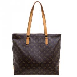 Pre Owned Louis Vuitton Monogram Canvas Cabas Mezzo Bag