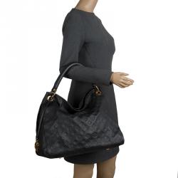 Pre Owned Louis Vuitton Black Monogram Empreinte Leather Artsy MM Bag