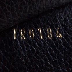 Pre Owned Louis Vuitton Black Monogram Empreinte Leather Fascinante Shoulder Bag