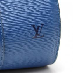 مملوكة مسبقًا Louis Vuitton Toledo Blue Epi Leather Soufflot Bag