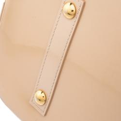 Pre Owned Louis Vuitton Beige Monogram Vernis Alma GM Bag