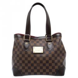 Pre Owned Louis Vuitton Damier Ebene Canvas Hampstead PM Bag