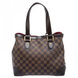 Pre Owned Louis Vuitton Damier Ebene Canvas Hampstead PM Bag