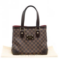 Pre Owned Louis Vuitton Damier Ebene Canvas Hampstead PM Bag