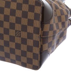Pre Owned Louis Vuitton Damier Ebene Canvas Hampstead PM Bag