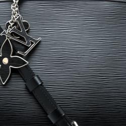 Pre Owned حقيبة لوي فيتون مع حلية بريه جلد أيبي سوداء