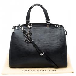 Pre Owned حقيبة لوي فيتون مع حلية بريه جلد أيبي سوداء