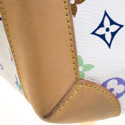 مملوكة مسبقًا حقيبة لوي فيتون يورسولا كانفاس مونوغرامي متعددة الألوان بيضاء