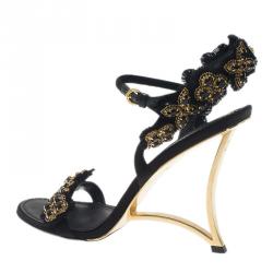 مملوكة مسبقًا صندل لوي فيتون أسود و ذهبي إصدار محدود مقاس 37