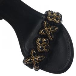 مملوكة مسبقًا صندل لوي فيتون أسود و ذهبي إصدار محدود مقاس 37