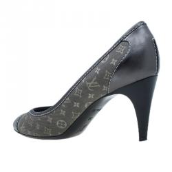 Pre Owned حذاء لوي فيتون كانفاس أيديل مونوغرامي و مقدمة جلد مقاس 38