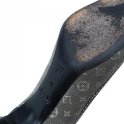 Pre Owned حذاء لوي فيتون كانفاس أيديل مونوغرامي و مقدمة جلد مقاس 38