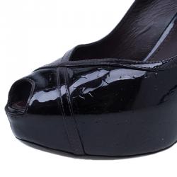 Pre Owned صندل لوي فيتون تامارا جلد فيرنيه أمارنت مونوغرامي مقاس 40