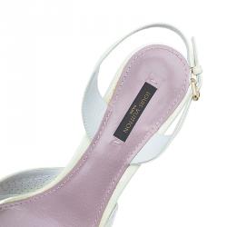 Pre Owned صندل لوي فيتون دورسي بني مونوغرامي مقاس 38.5