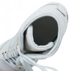 Louis Vuitton Suede and Leather Cliff Top Sneaker Boots Size 35