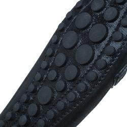 Pre Owned Louis Vuitton Black Buckle Loafers Size 37