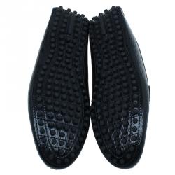 Pre Owned حذاء لوفرز لوي فيتون زين جلد أيبي أسود مقاس 35