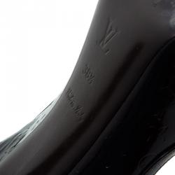 Pre Owned صندل لوي فيتون تامارا بفتحة كعب فرنيه مونوغرامي بنفسجي محمر مقا س 38.5