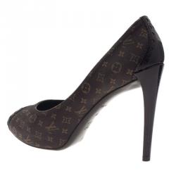 Pre Owned حذاء لوي فيتون كانفاس  أديل مونوغرامي رومانس بمقدمة مدببة مقاس 39