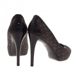 Pre Owned حذاء لوي فيتون كانفاس  أديل مونوغرامي رومانس بمقدمة مدببة مقاس 39