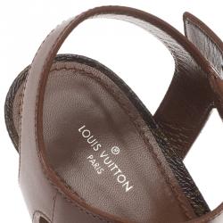 مملوكة مسبقًا صندل لوي فيتون بلوم جلد ذهبي وبني مقاس 38.5