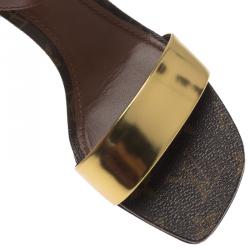 مملوكة مسبقًا صندل لوي فيتون بلوم جلد ذهبي وبني مقاس 38.5