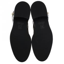 Pre Owned Louis Vuitton Navy Blue Leather Like A Man Ranger Boots Size 37.5