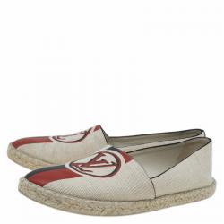 مملوكة مسبقًا حذاء إسبادريل لوي فيتون بوست كارد كانفاس بيج مقاس 39.5