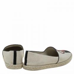 مملوكة مسبقًا حذاء إسبادريل لوي فيتون بوست كارد كانفاس بيج مقاس 39.5