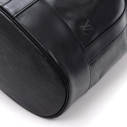 Pre Owned حقيبة ظهر لوي فيتون راندوني جلد إيبي أسود نوار