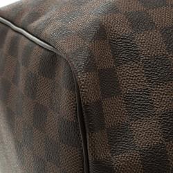 Pre Owned Louis Vuitton Damier Ebene Canvas Keepall 50