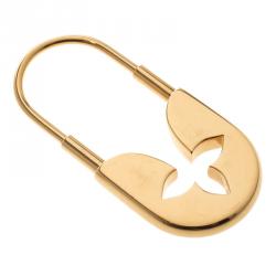 Pre Owned حلية حقيبة/ حامل مفاتيح لوي فيتون لون ذهبي إبزيم أمان