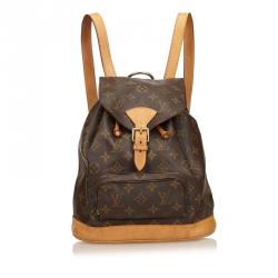 Pre Owned Louis Vuitton Monogram Montsouris Backpack MM