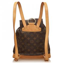 Pre Owned Louis Vuitton Monogram Montsouris Backpack MM