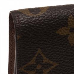 مملوكة مسبقًا محفظة بطاقات لوي فيتون كانفاس مونوغرامي
