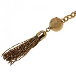 مملوكة مسبقًا Louis Vuitton Gold Swing Bag Charm