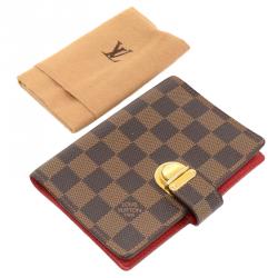 مملوكة مسبقًا Louis Vuitton Damier Ebene Small Ring Agenda