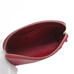 Pre Owned Louis Vuitton Fuschia Epi Leather Pochette Cosmetic Pouch