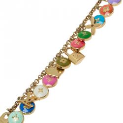 مملوكة مسبقًا ميدالية مفاتيح لوي فيتون سلسلة باستيل 