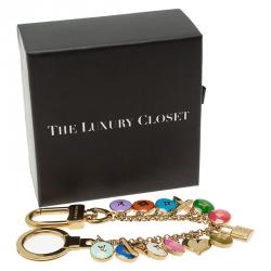 مملوكة مسبقًا ميدالية مفاتيح لوي فيتون سلسلة باستيل 