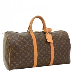 Pre Owned Louis Vuitton Monogram Canvas Keepall 50